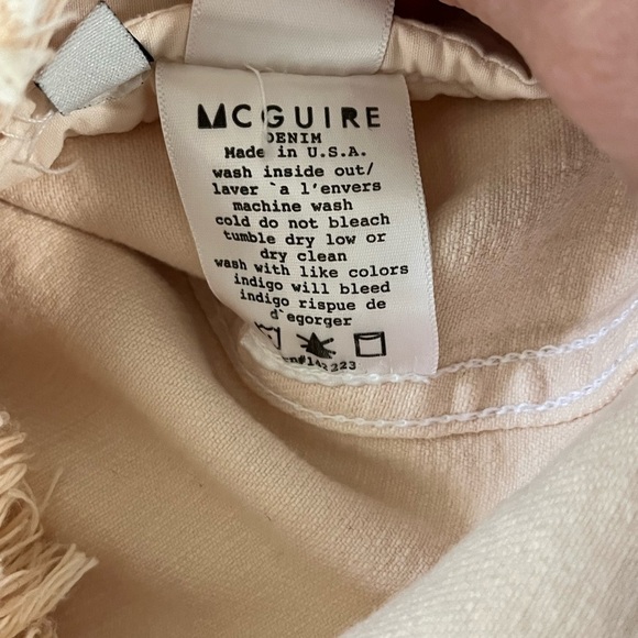 McGuire Denim Light Pink Jean Jacket - Picture 11 of 14